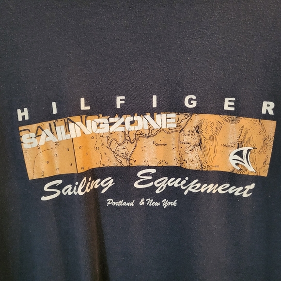 Tommy Hilfiger Athletics Sailing Zone Graphic T-shirt | Size Large - Picture 7 of 8
